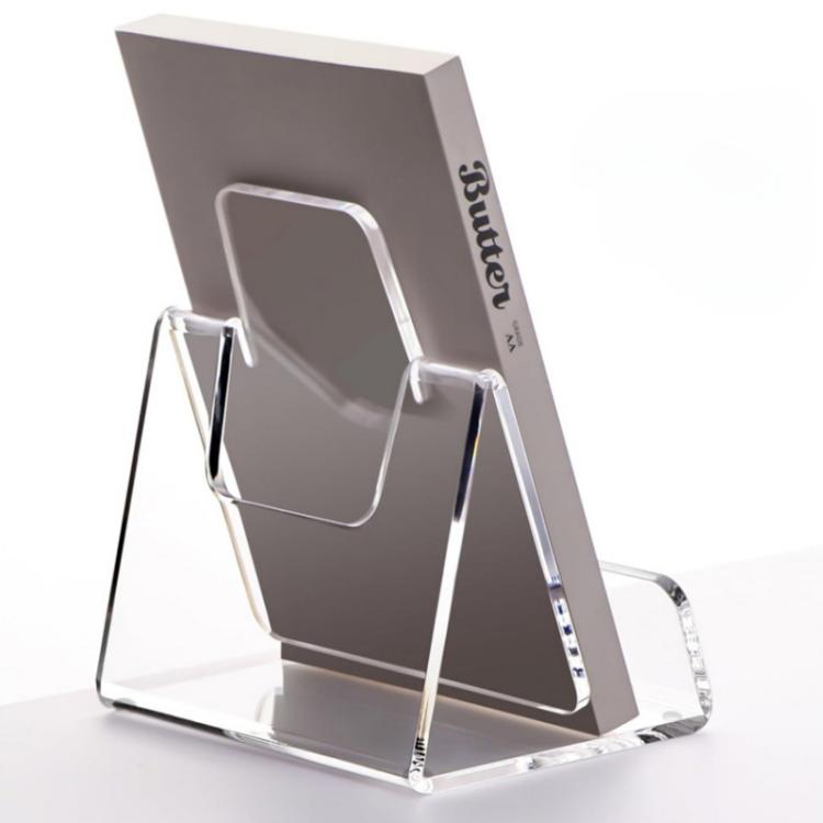 Acryl-Buch- und Broschürenständer für Büro, Zuhause, Restaurant, Einzel, Doppel
