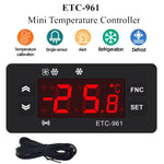 220V ETC-961 Temperaturregler mit Kühlungs-, Abtau-, Alarm- und Kalibrierfunktionen, ETC-961 220V