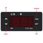 220V ETC-961 Temperaturregler mit Kühlungs-, Abtau-, Alarm- und Kalibrierfunktionen, ETC-961 220V