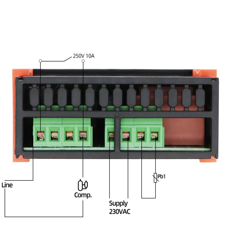 220V ETC-961 Temperaturregler mit Kühlungs-, Abtau-, Alarm- und Kalibrierfunktionen, ETC-961 220V