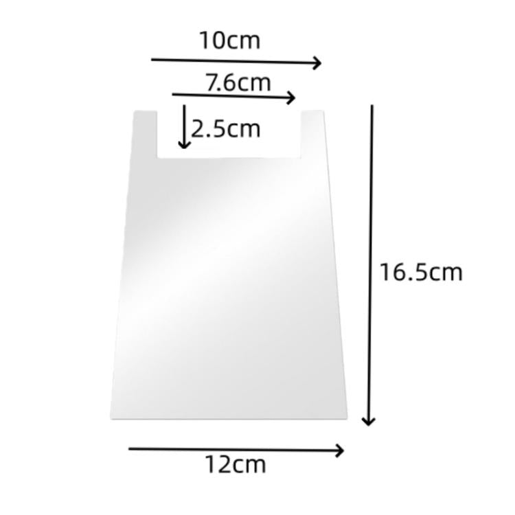 Acryl-Sofa-Wandschild als Schutzbarriere für Möbel & Wände, einfach, doppelt