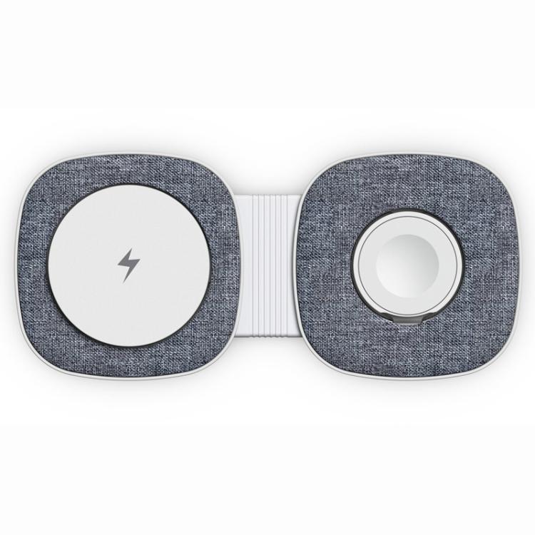 T2 15W 3-in-1 tragbares, faltbares magnetisches kabelloses Ladegerät