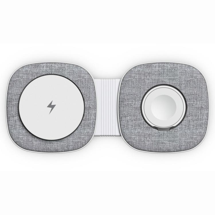 T2 15W 3-in-1 tragbares, faltbares magnetisches kabelloses Ladegerät