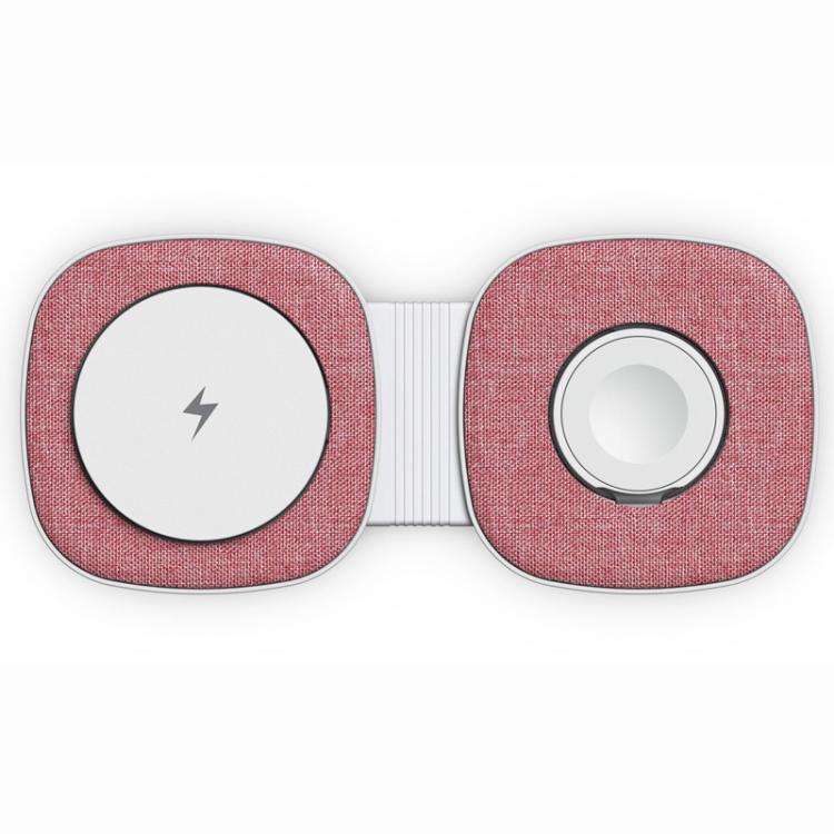 T2 15W 3-in-1 tragbares, faltbares magnetisches kabelloses Ladegerät