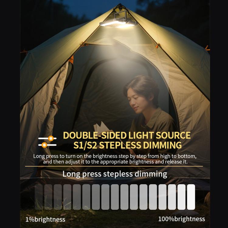 180-Grad faltbare Campinglampe Multifunktionale Beleuchtung Arbeitsleuchte