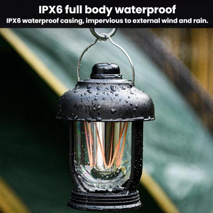 SB-6620 IPX6 Wasserdichte LED-Outdoor-Leuchte, multifunktionale, tragbare, dimmbare Campinglaterne