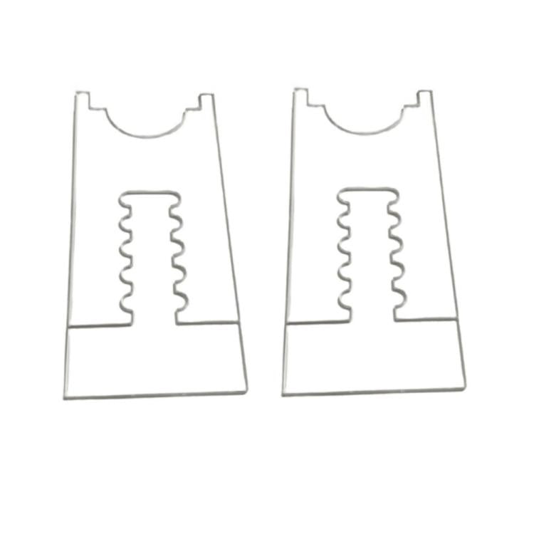 2tlg. /Satz Verhindern Sie ein Verrutschen und Beschädigungen der Wand Einstellbare Acryl-Abstandshalter, 5 Schlitze, 6 Schlitze