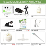 WD-01CS Verstellbarer Tropfpfeil App-gesteuertes Bewässerungsgerät Automatisches Zeitbewässerungswerkzeug, USB, US-Stecker, UK-Stecker