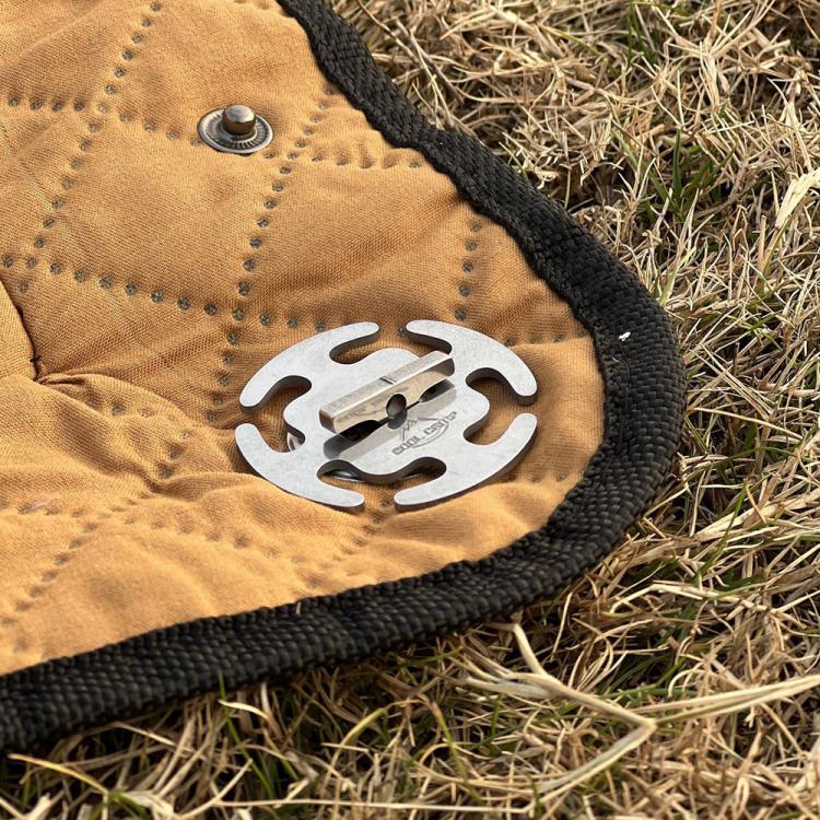 COOL CAMP 4 Stück /Pack Edelstahl Seilklemmen Knotensichere Befestigung für 2-4mm Campingseile