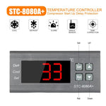 STC-8080A+ Digitaler Temperaturregler für Kühlung mit Abtau-Funktion & Alarm, für Kühlraum, Gewerbekühltruhe, STC-8080A+ 220V