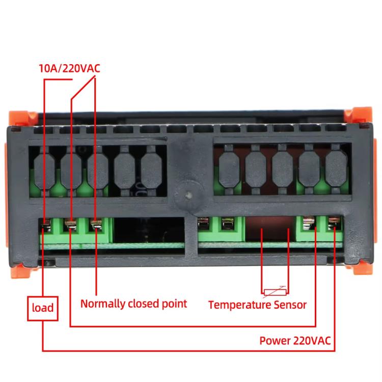 STC-100A Digitaler Temperaturregler für Heizung und Kühlung für Gewächshaus, kleine/mittlere Kühlräume, STC-100A 220V