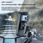Waterproof Navigation Phone Holder For Motorcycles And Bicycles, Handlebar Charging, Handlebar Standard, Rearview Mirror Charging, Rearview Mirror Standard