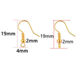 50 Stück Edelstahl Ohrstecker & Ohrhaken DIY Schmuckzubehör, Stahl Gerader Stab, Gold Gerader Stab, Stahl Kreuz, Gold Kreuz