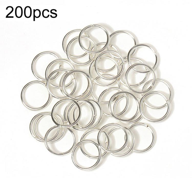 200 Stück handgemachte Schmuck-Binderinge zum Selbermachen, 0,5 x 3 mm, 0,5 x 4 mm, 0,7 x 5 mm, 0,9 x 6 mm, 1,0 x 7 mm, 1,0 x 8 mm, 1,2 x 9 mm, 1,2 x 10 mm, 1,2 x 12 mm