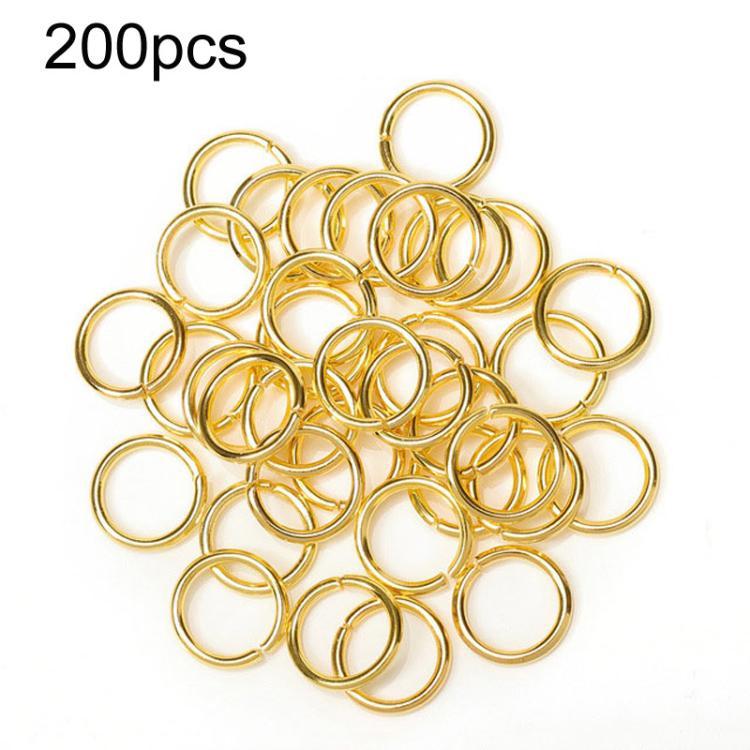 200 Stück handgemachte Schmuck-Binderinge zum Selbermachen, 0,5 x 3 mm, 0,5 x 4 mm, 0,7 x 5 mm, 0,9 x 6 mm, 1,0 x 7 mm, 1,0 x 8 mm, 1,2 x 9 mm, 1,2 x 10 mm, 1,2 x 12 mm