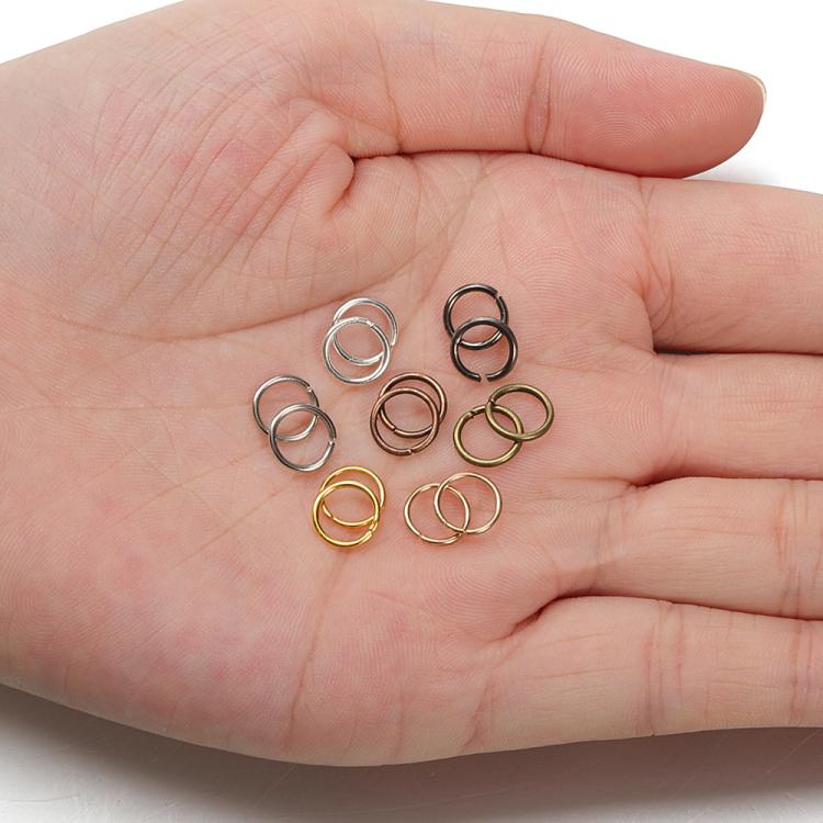 200 Stück handgemachte Schmuck-Binderinge zum Selbermachen, 0,5 x 3 mm, 0,5 x 4 mm, 0,7 x 5 mm, 0,9 x 6 mm, 1,0 x 7 mm, 1,0 x 8 mm, 1,2 x 9 mm, 1,2 x 10 mm, 1,2 x 12 mm