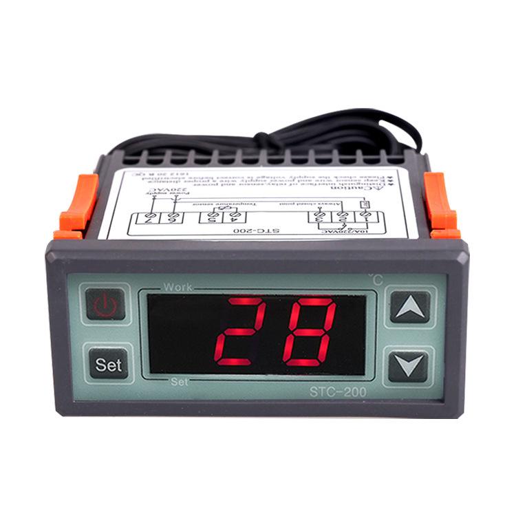 STC-200 Temperaturregler für Kühl- & Kühlgeräte mit Kühl-/Heizfunktion und Alarm, STC-200 220V