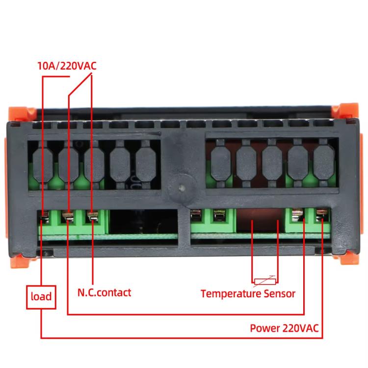 STC-200 Temperaturregler für Kühl- & Kühlgeräte mit Kühl-/Heizfunktion und Alarm, STC-200 220V