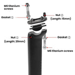 TOSEEK Carbon Fiber Road Bike Seatpost For JAVA Siluro 6top