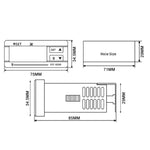 STC-9200 Mikrocomputer Temperaturregler - 3-Modus Ausgang für Kühlung, Abtauen & Lüftersteuerung, Universal für Kühl- und Kühlgeräte