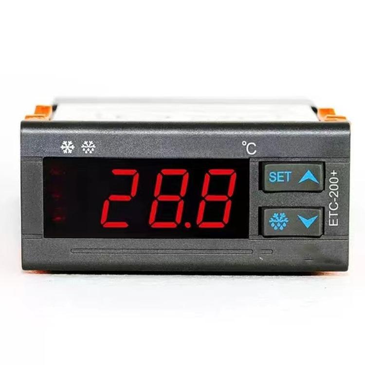 ETC-200+ Digitaler Temperaturregler mit Kühlung, Heizung, Abtauverzögerung & Alarm, 220V Englische Version, 110V Englische Version
