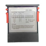 ETC-200+ Digitaler Temperaturregler mit Kühlung, Heizung, Abtauverzögerung & Alarm, 220V Englische Version, 110V Englische Version