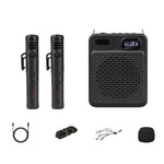 DIYO-1125 Multifunctional Outdoor High-Volume Microphone With Battery Display Teacher Classroom Voice Amplifier, Wireless Single Mic White, Wireless Single Mic Black, Wireless Single Headwear White, Wireless Single Headwear Black, Wireless Dual Mic Whi...