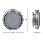 15W 3-in-1 Magnetisches Kabelloses Ladegerät mit LED Bunte Lichter Drehbarer Desktop-Ladeständer