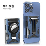 Für AirTag 2. Gen / AirTag 1. Gen Magnetische Kartenhalter RFID-blockierende Brieftasche