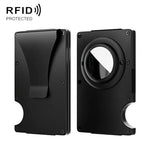 Für AirTag 2. Gen / AirTag 1. Gen Metall-Kartenhalter RFID-blockierende Brieftasche