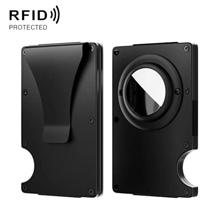 Für AirTag 2. Gen / AirTag 1. Gen Metall-Kartenhalter RFID-blockierende Brieftasche