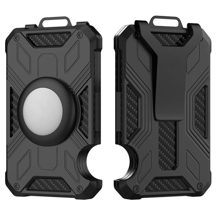 Für AirTag 2. Gen / AirTag 1. Gen RFID-blockierender Aluminium-Metall-Geldbörsen-Kartenhalter