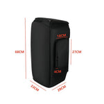 For JBL Partybox Stage 320 Speaker Upgraded Cover with Dual Side Pockets Nylon Mesh Case, Upgraded Cover