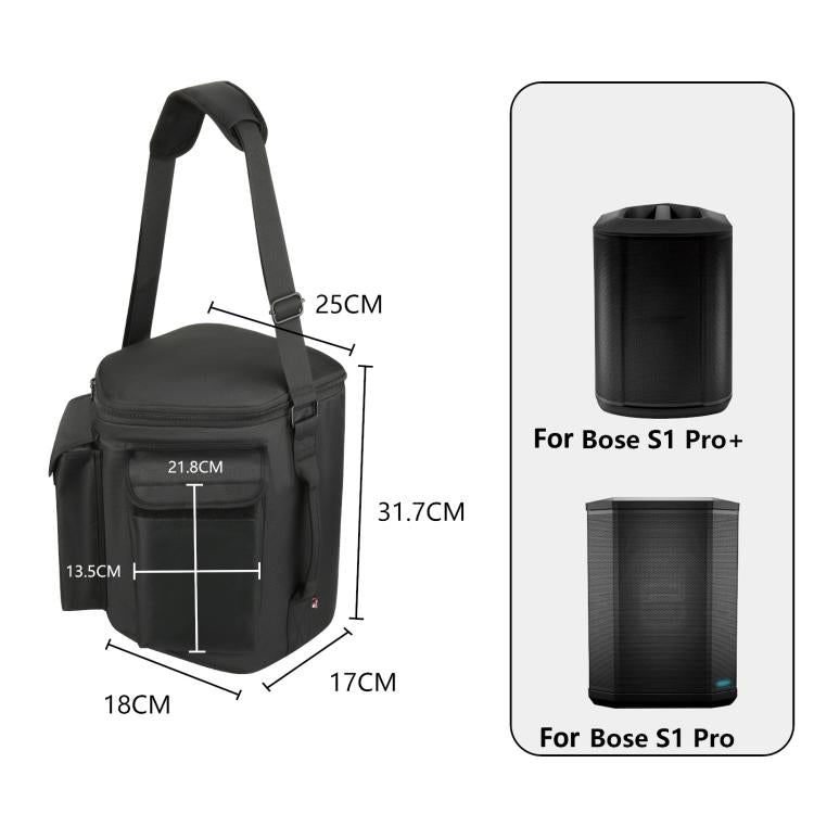 Umhängetasche Für Bose S1 Pro Und S1 Pro+ Lautsprecher Doppeltasche Schultertasche, Umhängetasche