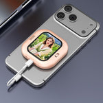 X3 Kabelgebundener Smartphone Selfie-Spiegel Magnetisch Rückseitig Montiertes Selfie-Display, X3 Kabelgebunden