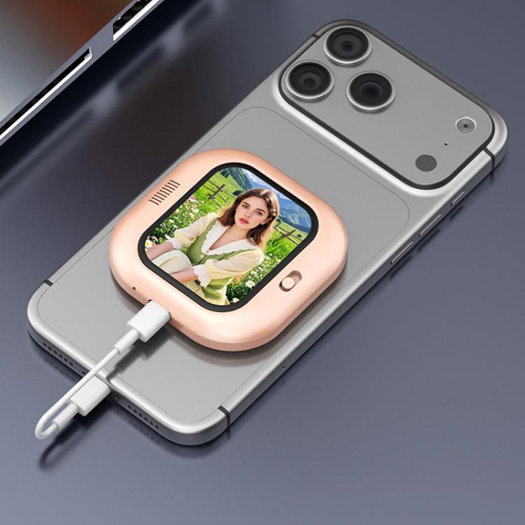 X3 Kabelgebundener Smartphone Selfie-Spiegel Magnetisch Rückseitig Montiertes Selfie-Display, X3 Kabelgebunden