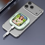 X3 Kabelgebundener Smartphone Selfie-Spiegel Magnetisch Rückseitig Montiertes Selfie-Display, X3 Kabelgebunden