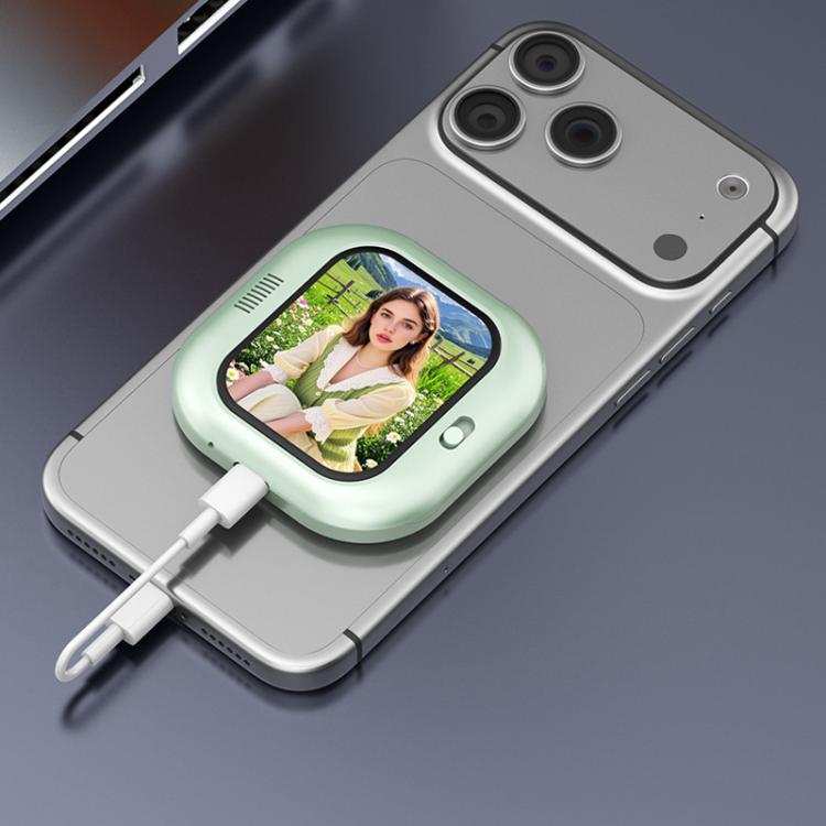 X3 Kabelgebundener Smartphone Selfie-Spiegel Magnetisch Rückseitig Montiertes Selfie-Display, X3 Kabelgebunden