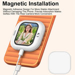 X3 Kabelgebundener Smartphone Selfie-Spiegel Magnetisch Rückseitig Montiertes Selfie-Display, X3 Kabelgebunden