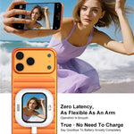X3 Kabelgebundener Smartphone Selfie-Spiegel Magnetisch Rückseitig Montiertes Selfie-Display, X3 Kabelgebunden