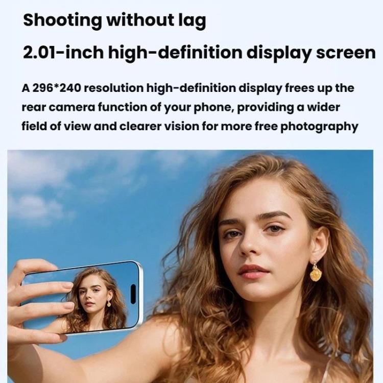 T3 Wireless Phone Selfie Mirror Rear Magnetic Selfie Display, T3 Wireless