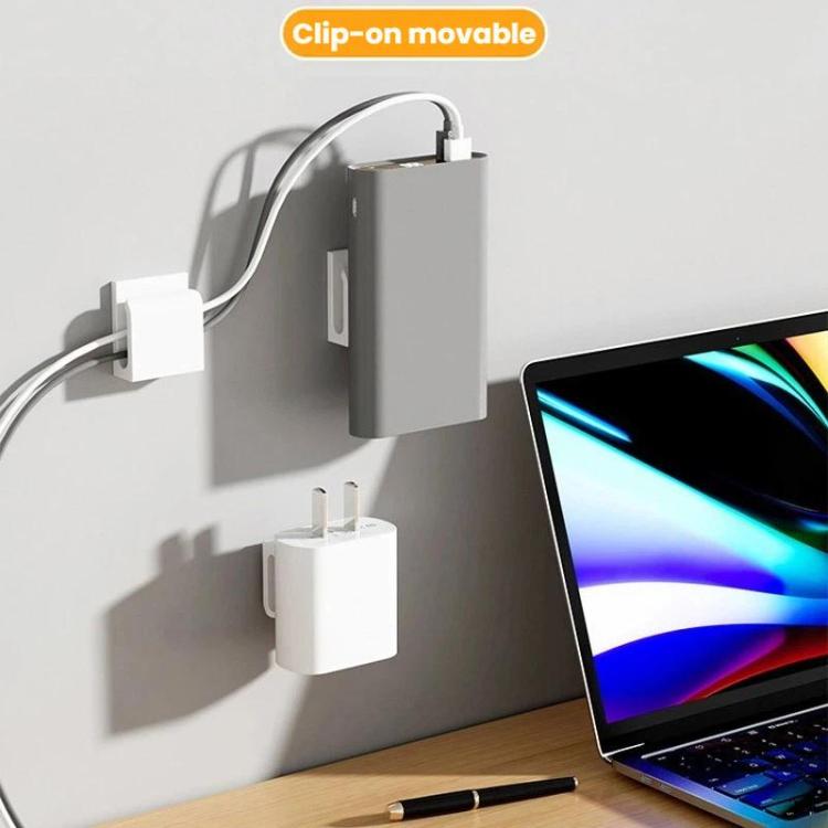 2 Stück Ladehalter Telefon Ladekabel Clip Stecker Haken Organizer