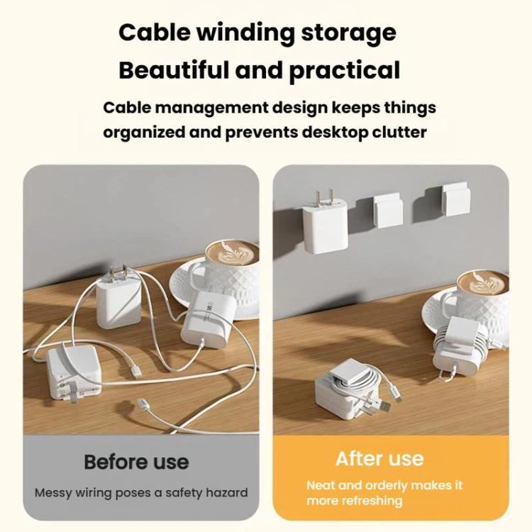 2 Stück Ladehalter Telefon Ladekabel Clip Stecker Haken Organizer