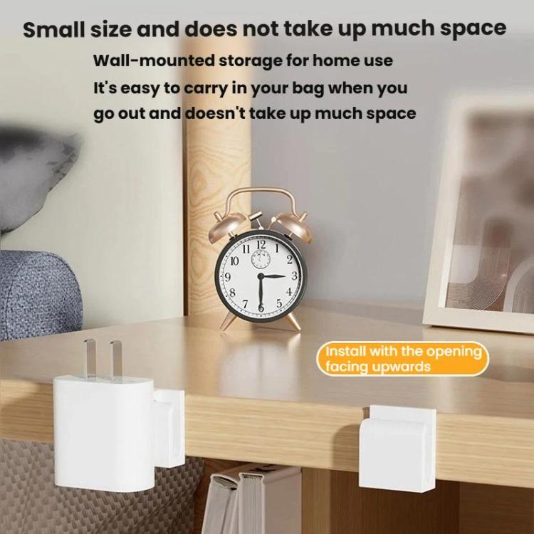 2 Stück Ladehalter Telefon Ladekabel Clip Stecker Haken Organizer