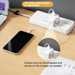 2 Stück Ladehalter Telefon Ladekabel Clip Stecker Haken Organizer
