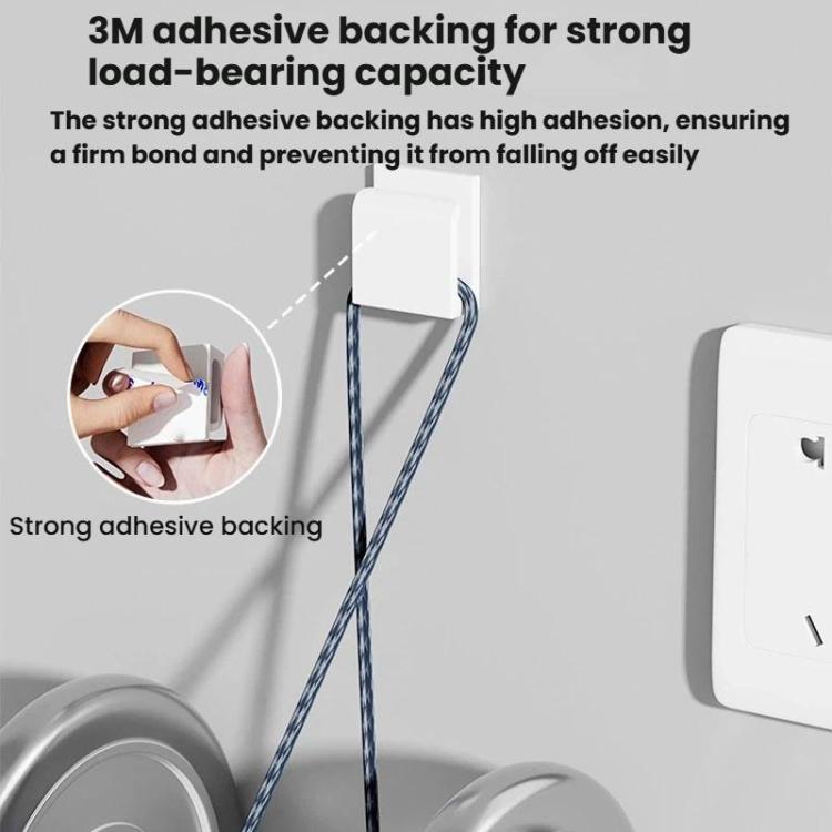 2 Stück Ladehalter Telefon Ladekabel Clip Stecker Haken Organizer