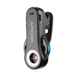 APEXEL TriScope 40X-80X-120X Telefonmikroskop mit Dual-Temperatur LED & UV-Beleuchtung, APL-MS3L