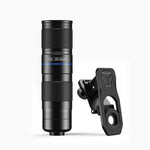 APEXEL TeleZoom 5–10X Zoom Teleobjektiv-Kit für Smartphone mit All-in-One Universalclip, APL-T5-10X