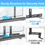 JJ-9452-B-0 Bohrfreie lange Soundbar TV Wandhalterung Lautsprecher- & TV-Verbindungshalterung, JJ-9452-B-0