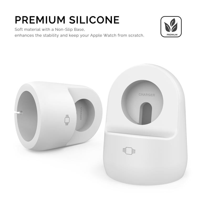 Für Apple Watch AhaStyle PT63 Silikon Lade- und Aufbewahrungsständer Mini Ladebasis, Ohne Ladegerät